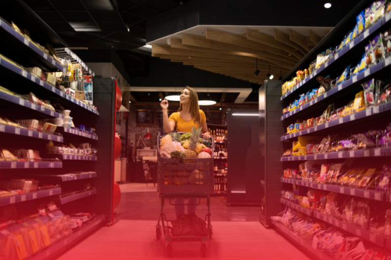 O impacto do consumo nas prateleiras do supermercado